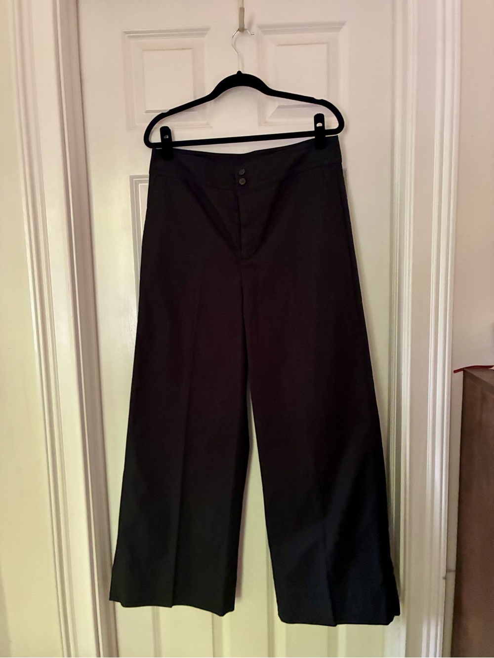 J Crew Wide-Leg Dress Pants - Black